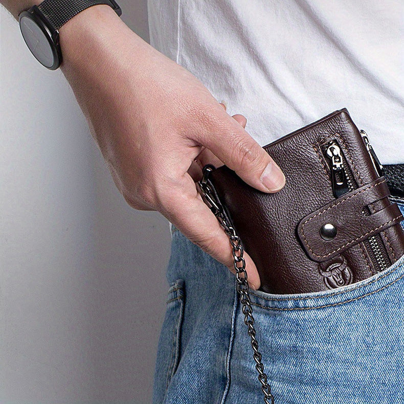 BullCaptain Premium Leather Wallet