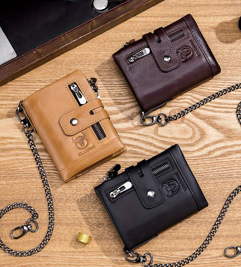 BullCaptain Premium Leather Wallet