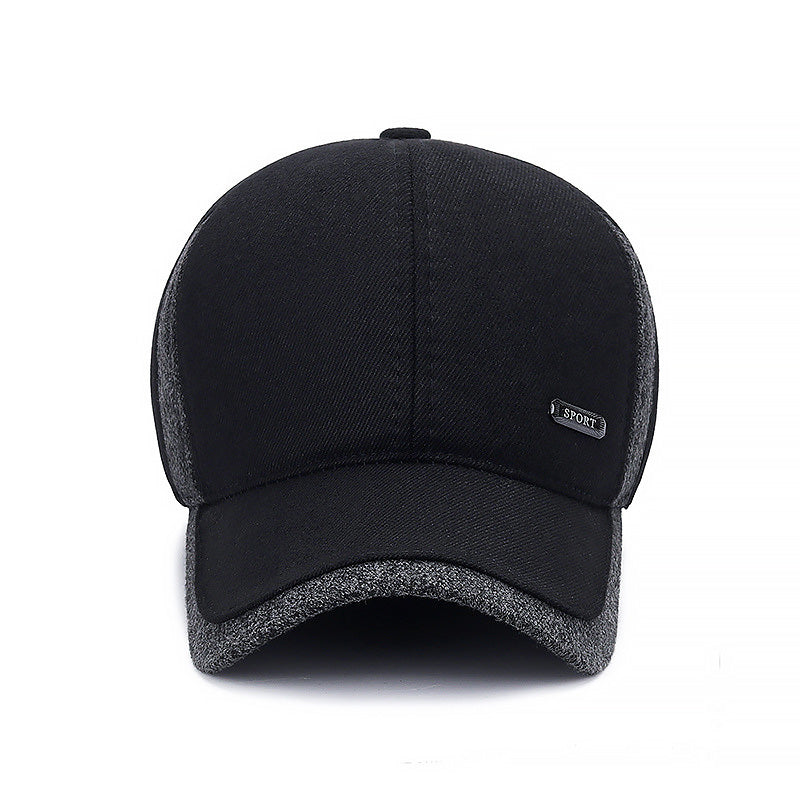 Earflap Baseball Cap 2 in 1