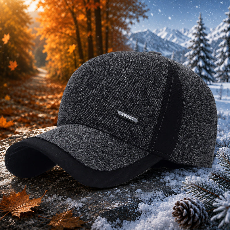 Earflap Baseball Cap 2 in 1