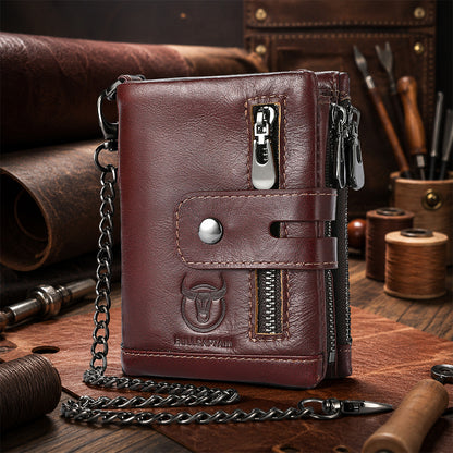 BullCaptain Premium Leather Wallet