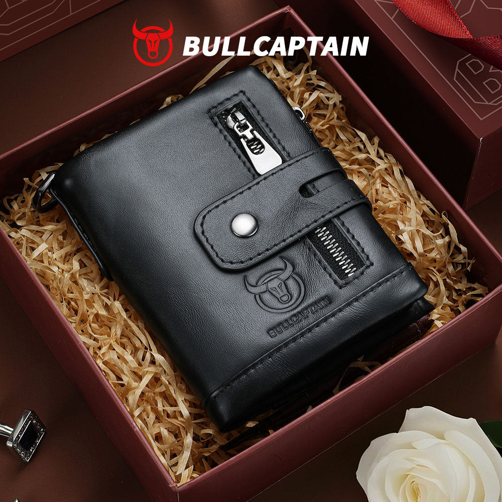 BullCaptain Premium Leather Wallet