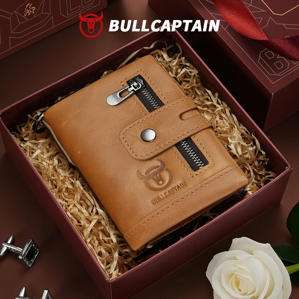 BullCaptain Premium Leather Wallet