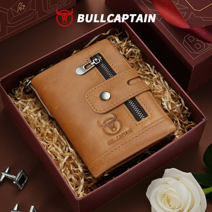 BullCaptain Premium Leather Wallet