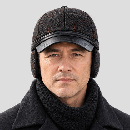 Men's Earflap Baseball Cap