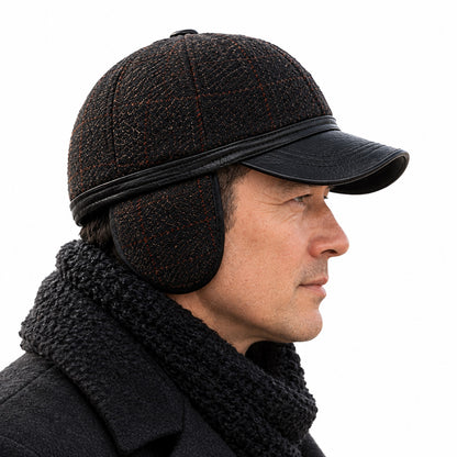 Men's Earflap Baseball Cap