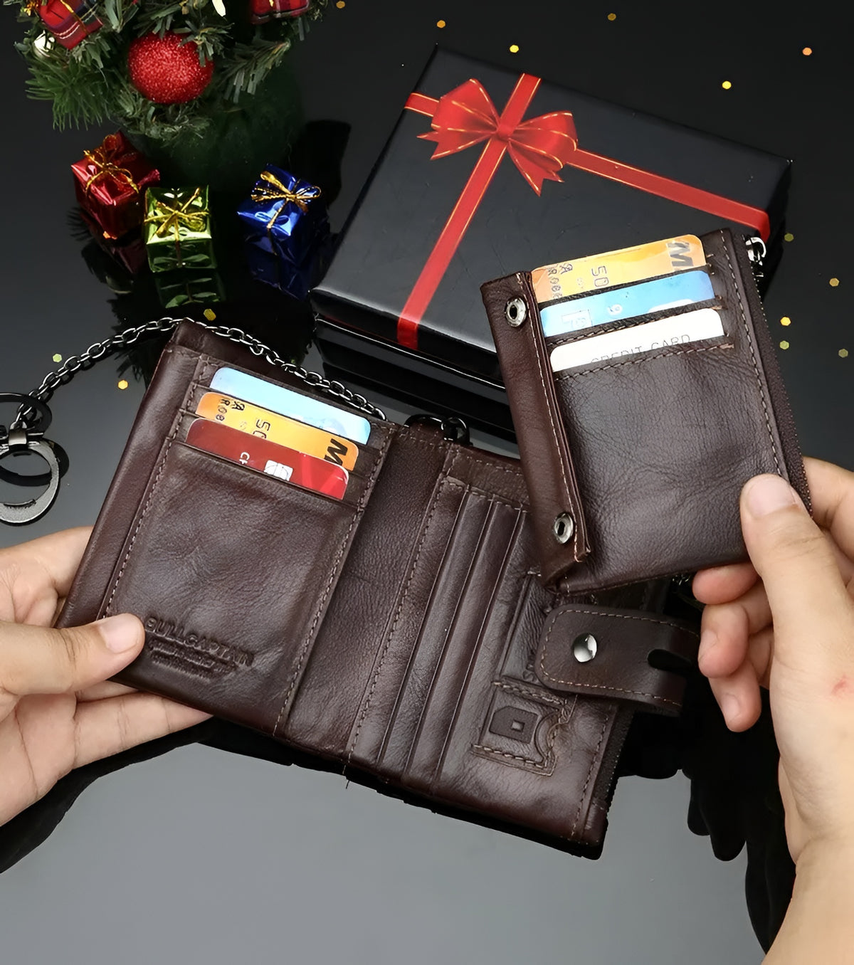 BullCaptain Premium Leather Wallet