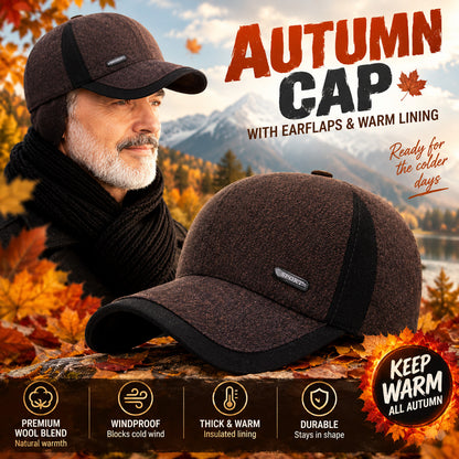 Earflap Baseball Cap 2 in 1
