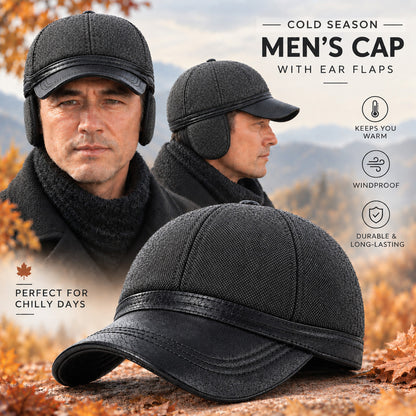 Men's Earflap Baseball Cap