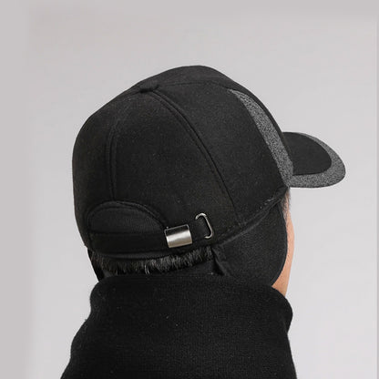 Earflap Baseball Cap 2 in 1