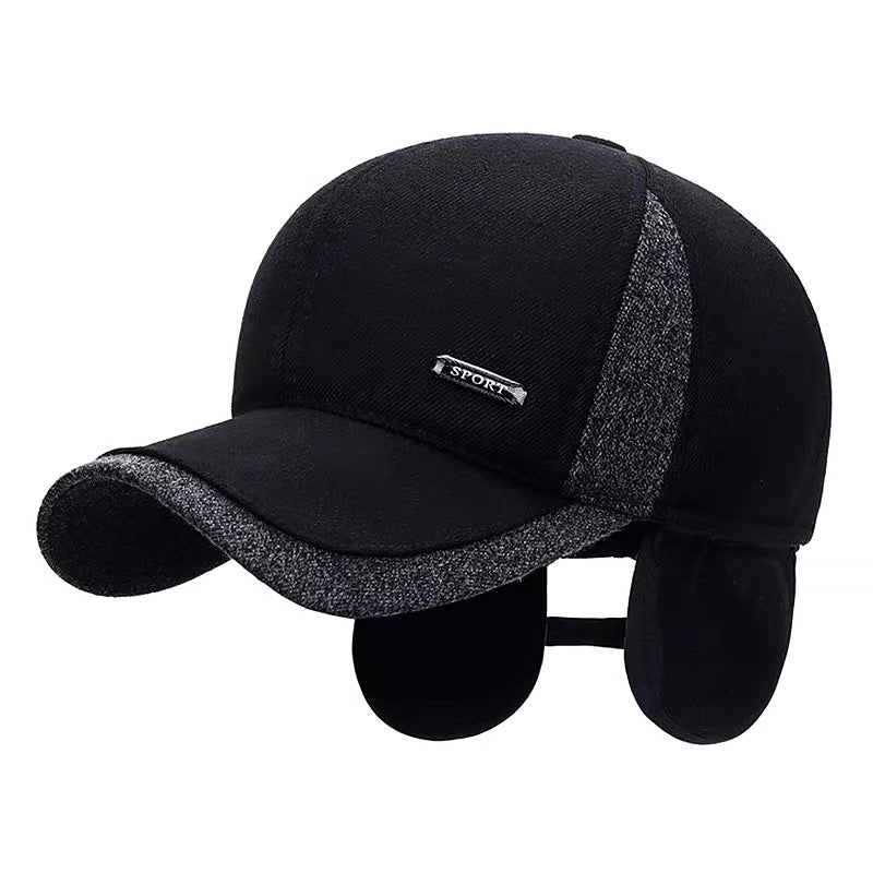 Earflap Baseball Cap 2 in 1