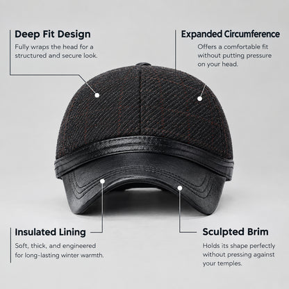 Men's Earflap Baseball Cap